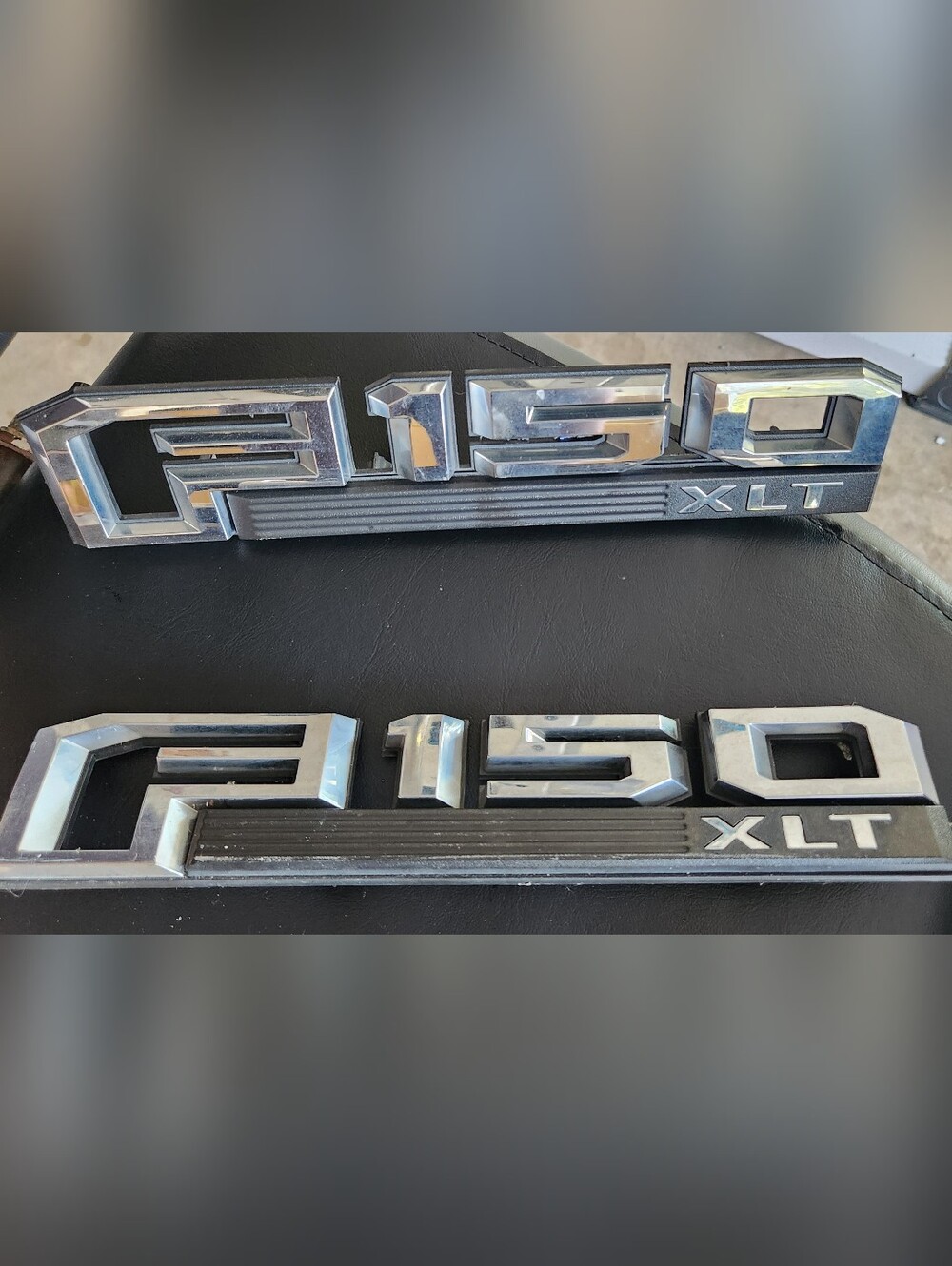 Used 2018 Ford F-150 XLT Fender Emblem — Chrome & Black